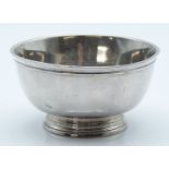 WITHDRAWN   George VI feature hallmarked silver footed bowl or open salt, London 1937 maker B P L