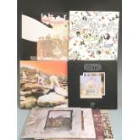 Led Zeppelin - Eight albums including 2, 3, 4, (two copies), Houses, Physical Graffiti, The Song