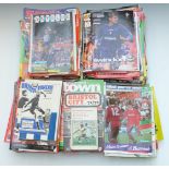 Large quantity of football programmes, magazines and tickets from 1960s onwards, including Swindon