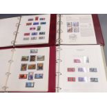 Royal Mail stamp album and three Stanley Gibbons albums, mint and used GB