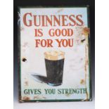 "Guiness is Good For You, Gives You Strength", printed sign, 40 x 30cm