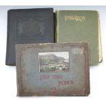 Three albums of postcards to include English topographical, seaside resorts, Scotland including