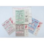 Four tickets to the 1966 World Championship Jules Rimet Cup comprising one cup final tie at the