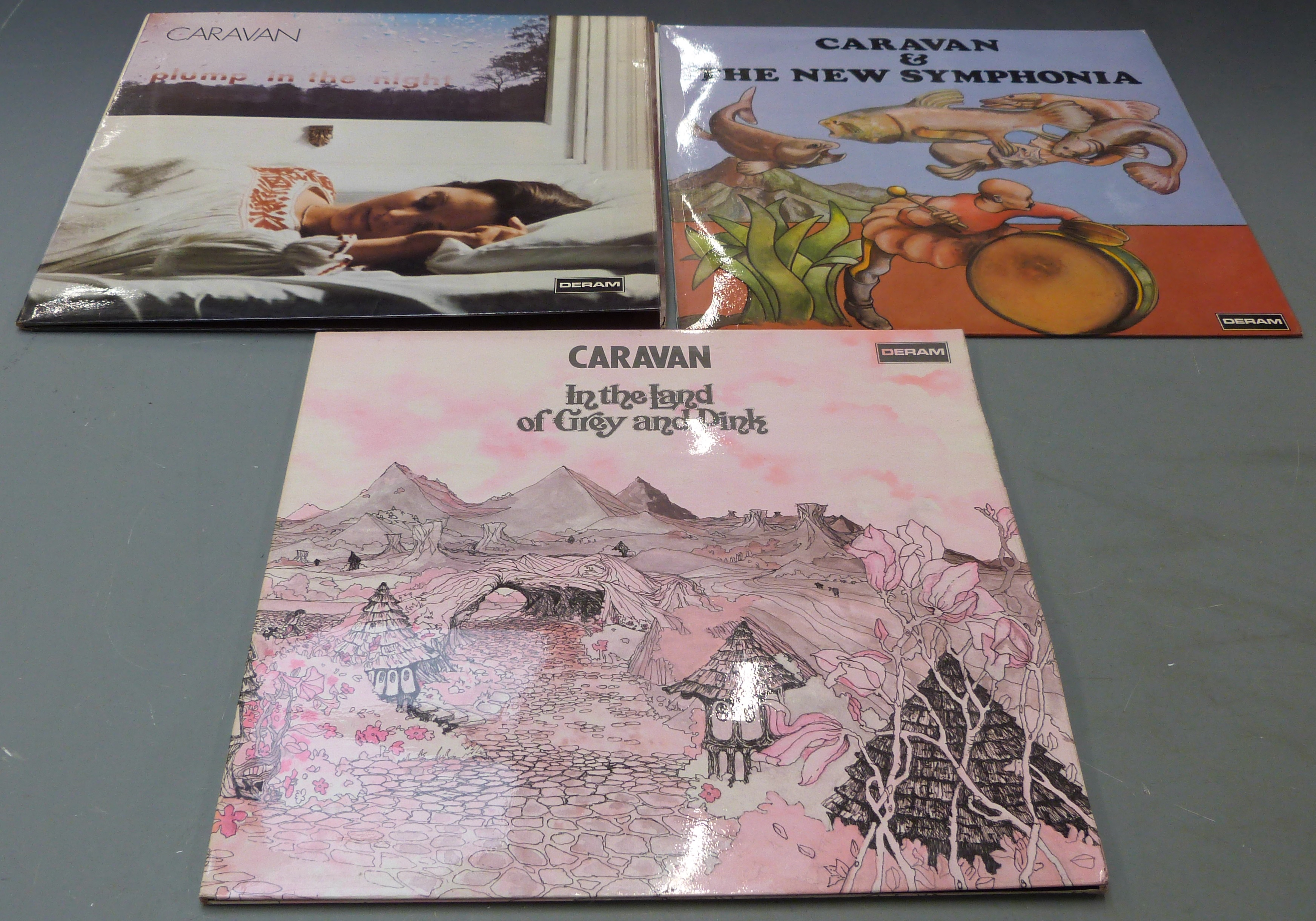 Caravan - In The Land Of Grey and Pink (SDL R1) record and cover appear Ex. plus For Girls Who - Image 2 of 4
