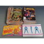 Over 90 various Marvel, Charlton and other comic books including The Official Handbook of the Marvel