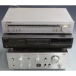 Stereo equipment including JVC JA-31 stereo integrated amplifier, Tensai tuner and a Technics CD