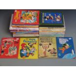 Forty-three Cartoon annuals including Mickey Mouse, Looney Tunes, Postman Pat, Disney etc.