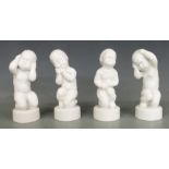 Four Bing & Grondahl child figures