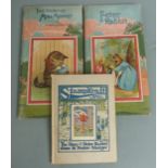 Beatrix Potter Peter Rabbit and The Story of Miss Moppet comprising two volumes with colour