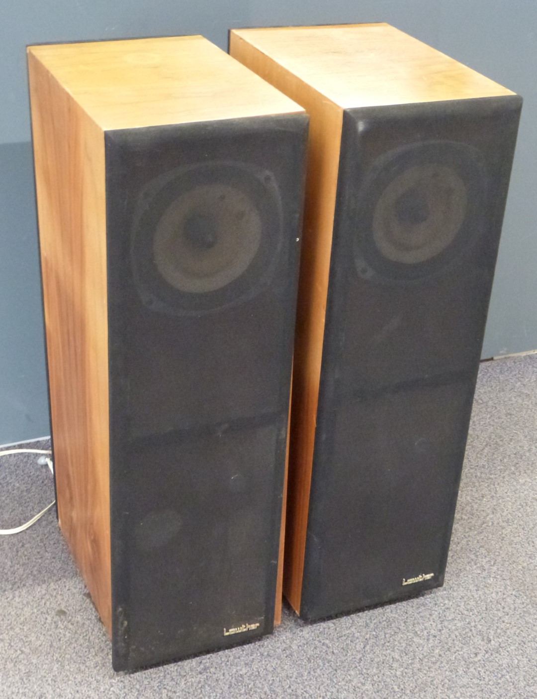 A pair of Lowther stereo speakers with two direction amplification, H83cm - Image 2 of 3
