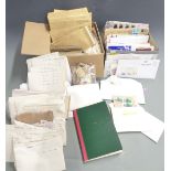 A large quantity of all world stamps, loose and in packets