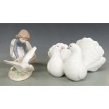 Six Lladro figures, tallest 26cm