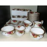 Royal Albert Old Country Roses dinner and tea ware, approximately 40 pieces