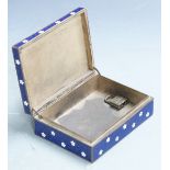 Chinese cloisonné box W14 x D10 x H4cm