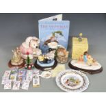 Border Fine Arts, Royal Doulton and other figures including boxed 'The Brain of Pooh', Beatrix