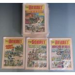 Fifty-four issues of The Hornet comic books/ magazines from 142 (1966) to 442 (1972)