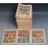 Two-hundred-and-forty The Beano comics/ magazines c1980-1985.