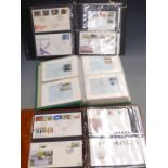 Three albums of United Kingdom first day covers, one album 1964-1973, the others 1970s/80s.