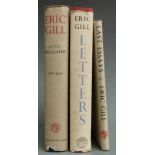 Eric Gill Last Verses with introduction by Mary Gill published Cape 1942 first edition with