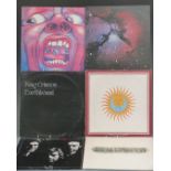 King Crimson - In The Court Of The Crimson King (ILPS 9175), Earthbound (HELP 6), Larks Tongues In