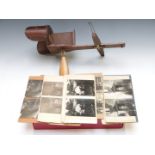 Stereoscope viewer and cards to include Edwardian Life, bird nest, Ackworth meeting house, Ryde,