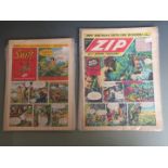 Twenty boys comic books/ magazines comprising 18 Swift 1955-61 and two Zip 1959.