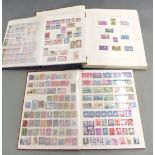 Two stockbooks and Davo album of USA stamps, all periods