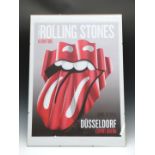 The Rolling Stones - three lithograph framed tour posters 2014, 2015 and 2016, each 61 x 46cm