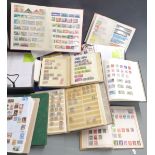 A box of all world stamps in albums, stockbooks and box files