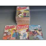 Thirty-eight British Edition comic books including Justice Traps The Guilty, Secrets of the Unknown,