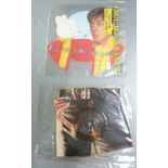 Twenty eight ten and twelve inch picture discs and coloured vinyl including The Rolling Stones (