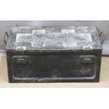 WW2 military ammunition box numbered C224 F x L 1944, W64 x D39 x H25cm