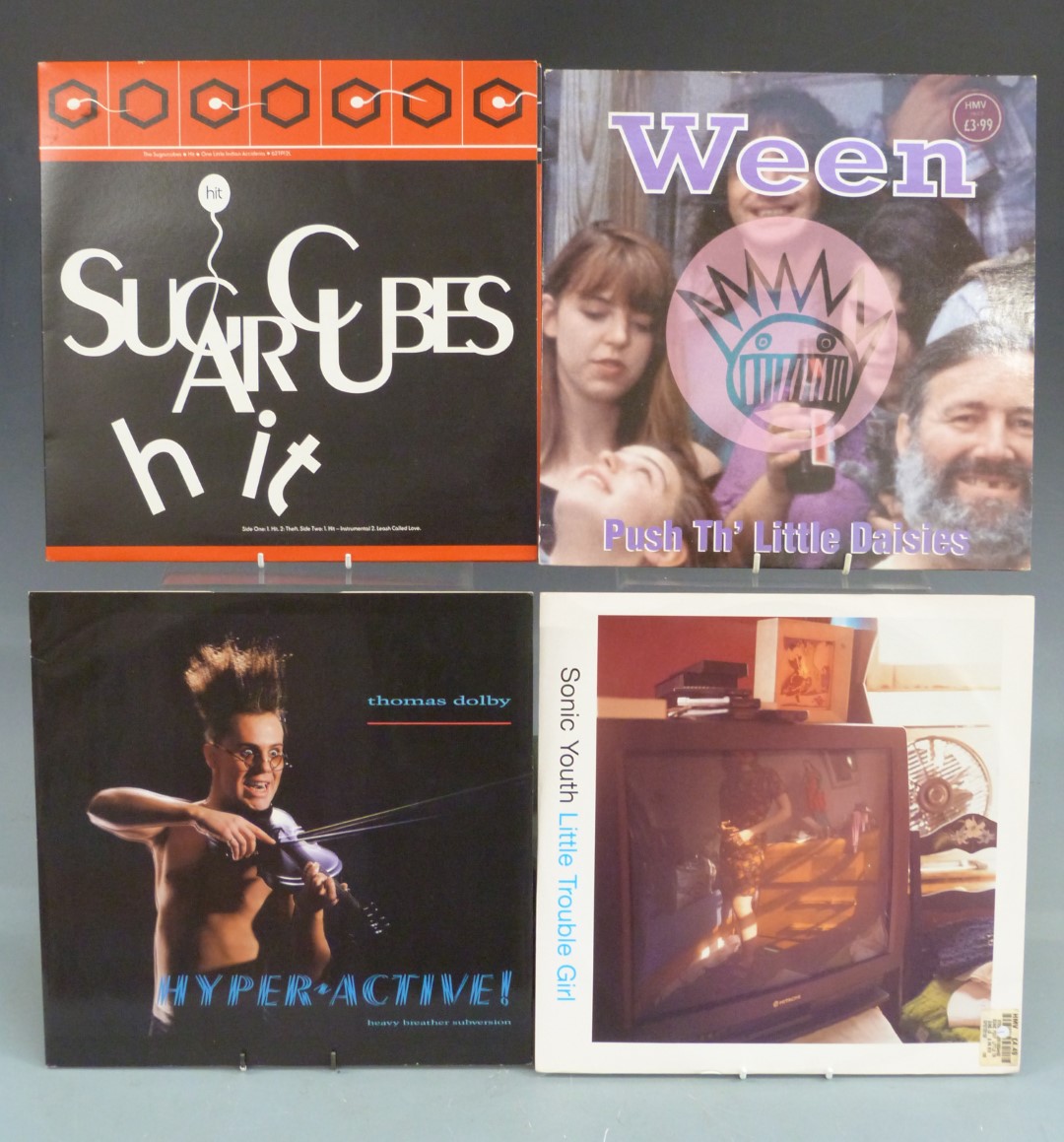 Twelve inch singles - 28 including The Cure, Oasis, Stone Roses, Nirvana, Pearl Jam, Sonic Youth,