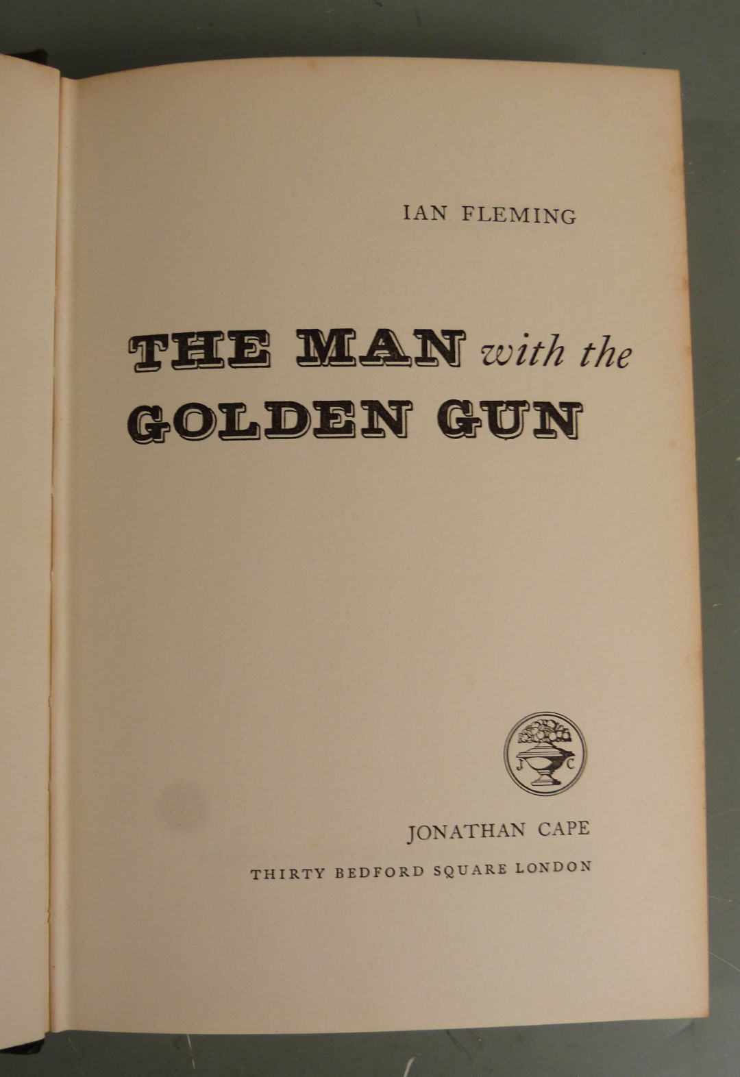 [James Bond] The Man with the Golden Gun by Ian Fleming published Jonathan Cape 1965 first edition - Image 2 of 4