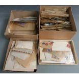 A large quantity of loose stamps in packets sorted by county and sundry loose stamps in packets