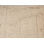 Set of drawings of the Crystal Palace water chute, comprising drawings number 1, 3, 4, 5, 6 and 7