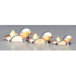 Three Peter Scott for Beswick graduated Mandarin decoy ducks including model numbers 1519-1 and