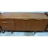 McIntosh & Co Retro / mid century modern teak sideboard with three drawers, twin door cupboard and