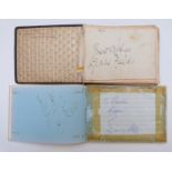 Autograph album including Gracie Fields, Benny Hill and Tony Blackburn