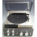 AKAI AP-M3 record player together with a Trio amplifier