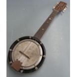 Mandolin ukulele banjo, c1930s, in original case
