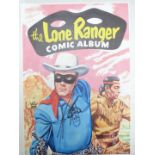 Two Walt Howarth signed limited edition original artwork prints The Lone Ranger Comic Album and