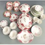 Royal Doulton dinner and tea ware in Carmel pattern, Paragon, Rockingham including two tureens,