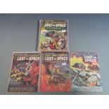 Thirteen Dell Gold Key Space Family Robinson Lost In Space comic books.
