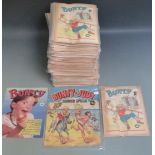 One-hundred-and-seventy Bunty comic books/ magazines 64 (1959) to 1518 (1987).