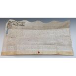 Queen Anne Indenture dated 1711 relating to the Cater family of Slow (sic) possibly Slowwe House