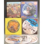 Picture Discs - Seven picture discs including The Beatles - Sgt. Pepper (PHO 7027), Deep Purple - In