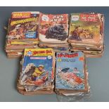 A collection of of War Picture Library and similar comics /magazines including Holiday Special