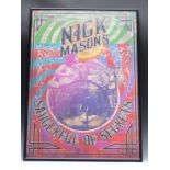 Nick Mason's Saucerful of Secrets framed poster, 68 x 49cm