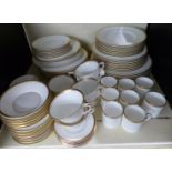 Royal Worcester dinner and tea ware in Viceroy pattern, mostly eight place setting, approximately 80
